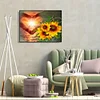 Diamond Painting -DIY Round Drill Heart Gesture Sunflower(60x50cm)