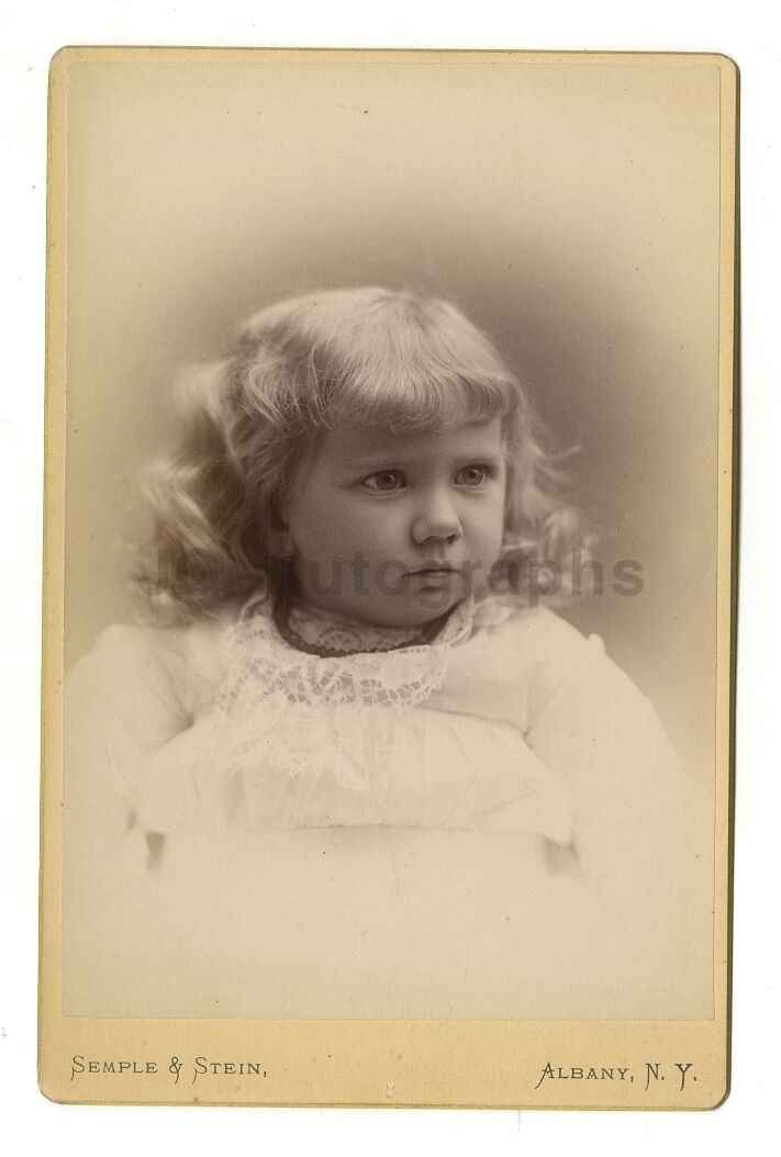 19th Century Children - Original 19th Century Cabinet Card Photo Poster painting - Albany, NY