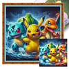 Pok&eacute;mon - 14CT Stamped Cross Stitch - 40*40cm