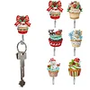 6Pcs Diamond Painting Hooks Christmas Diamond Art Wall Hooks (Christmas Cake)