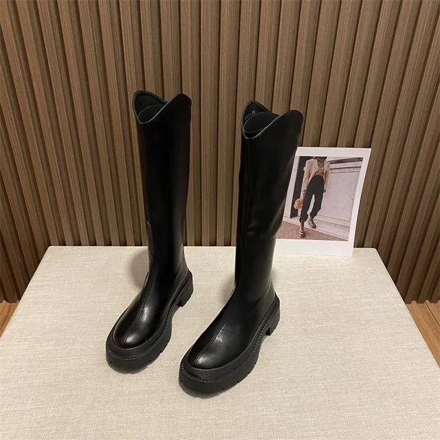 Tall Cowboy Boots Platform