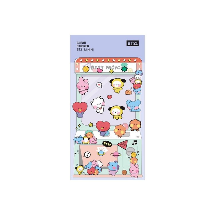 BT21 Minini Catton Clear Sticker
