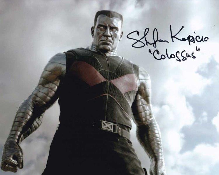 REPRINT - DEADPOOL STEFAN KAPICIC Colossus Signed 8 x 10 Photo Poster painting Poster