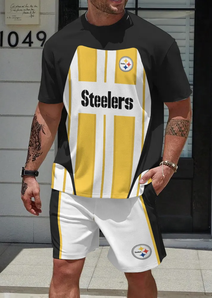 Pittsburgh Steelers  Limited Edition Top And Shorts Two-Piece Suits