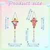 2pcs Flower Cross Diamond Painting Double-sided Crystal Window Suncatcher Craft Set Birthday Gifts Home Garden Decor Hanging Kit