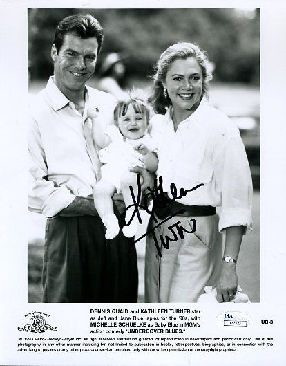 Kathleen Turner Vintage Signed Jsa Certed 8x10 Photo Poster painting Autograph