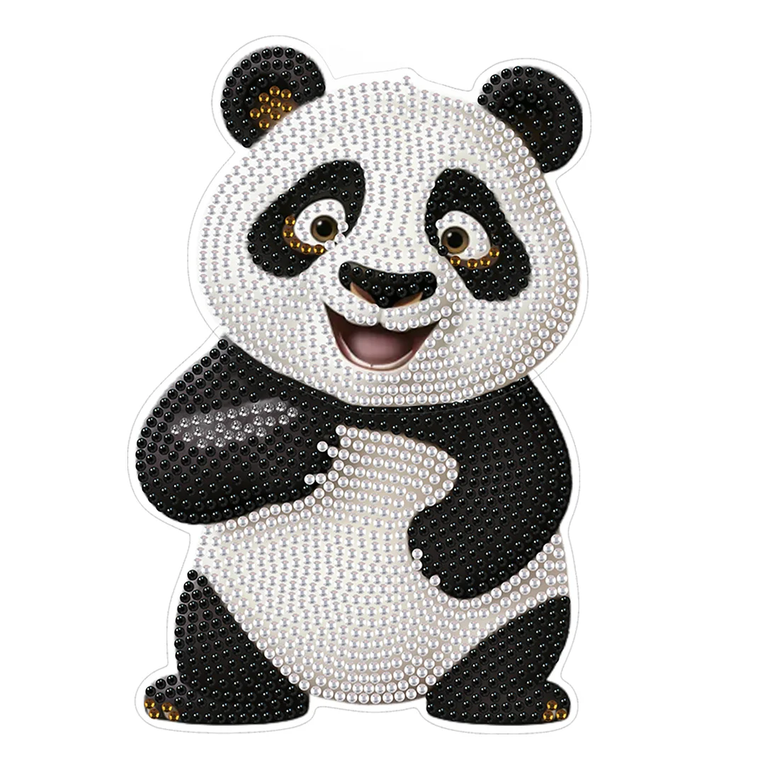 Panda DIY Acrylic Shaking Head 5D DIY Diamond Art Tabletop Ornament Home Decor