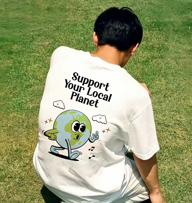 Support Your Local Planet T-shirt