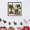 (40*40cm)Christmas Gnome - Full Round Drill Diamond Painting