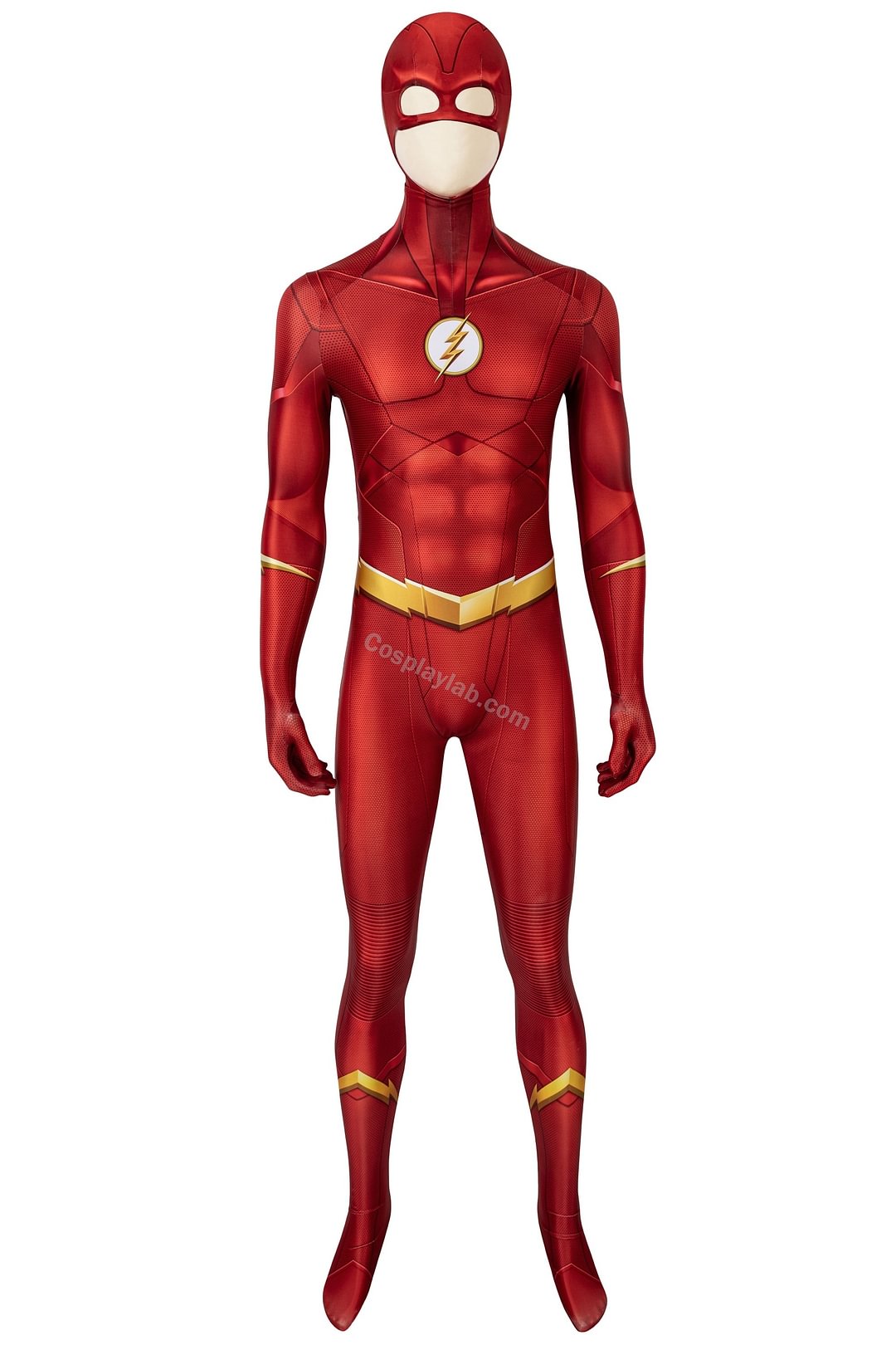 The Flash Cosplay Suit 3D Printed Spandex Season 6 Barry Allen Cosplay Red Suit By CosplayLab