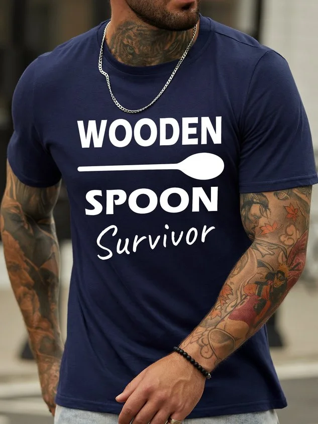 Wooden Spoon Survivor Men's T-Shirt socialshop