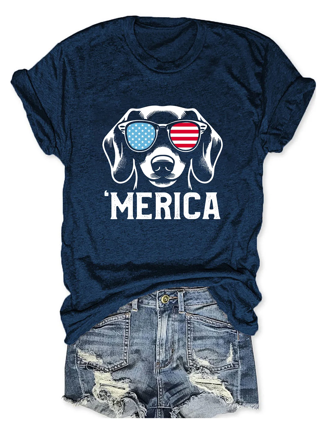 Merica Dachshund T-shirt