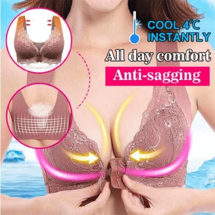  Bra For Women Front Closure 5d Beauty Back Sports Comfy Bra