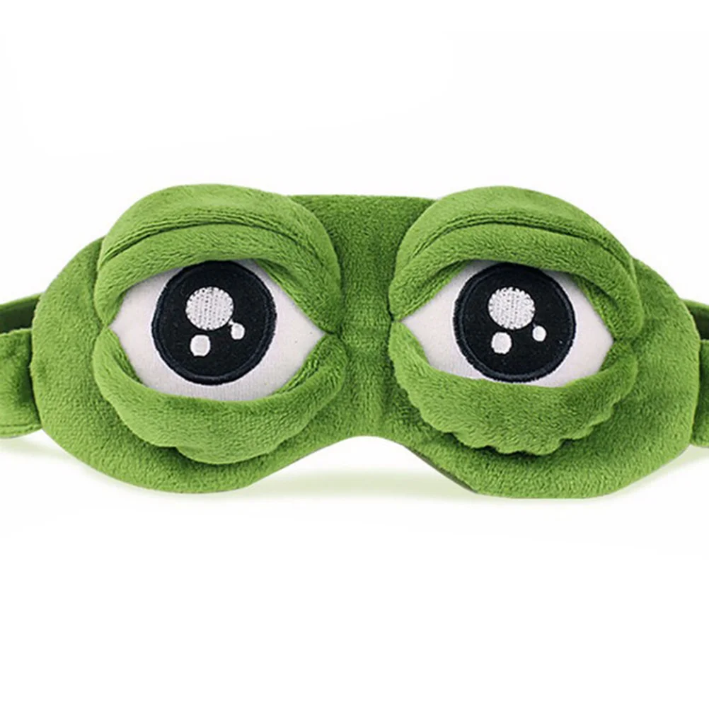 3D Frog Sleeping Mask Eyeshade Plush Eye Cover Cartoon Eyeshade | IFYHOME