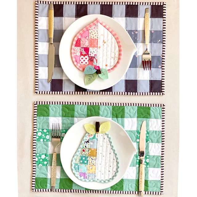3 Styles Fruit Coasters Template Set - With Instructions