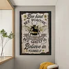 Bee Kind-11CT Stamped Cross Stitch 40*60cm (Big Size)
