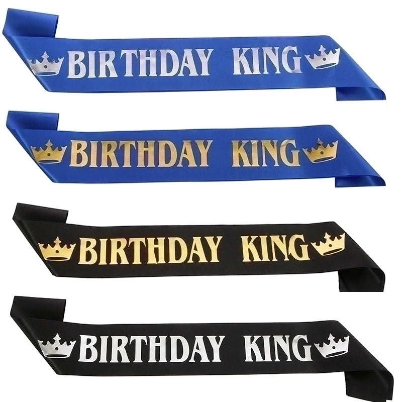 Birthday Letter Satin Cloth Graduation Party Birthday Costume Props