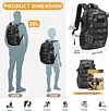 12L/ 15L/ 20L/ 30L Mini Rucksack Taktisch Wanderrucksack Molle Schultasche Wasserabweisend Daypack Milit&auml;risch Schulrucksack Studenttasche Unitasche Sporttasche Laptoptasche f&uuml;r Outdoor Sport