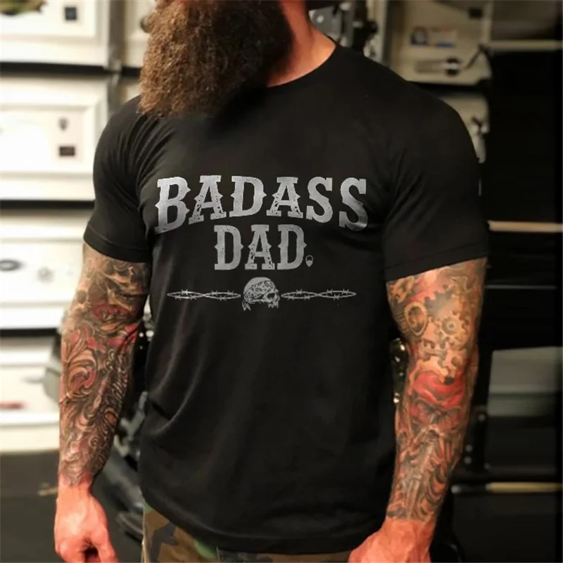 Badass Dad Men's T-shirt