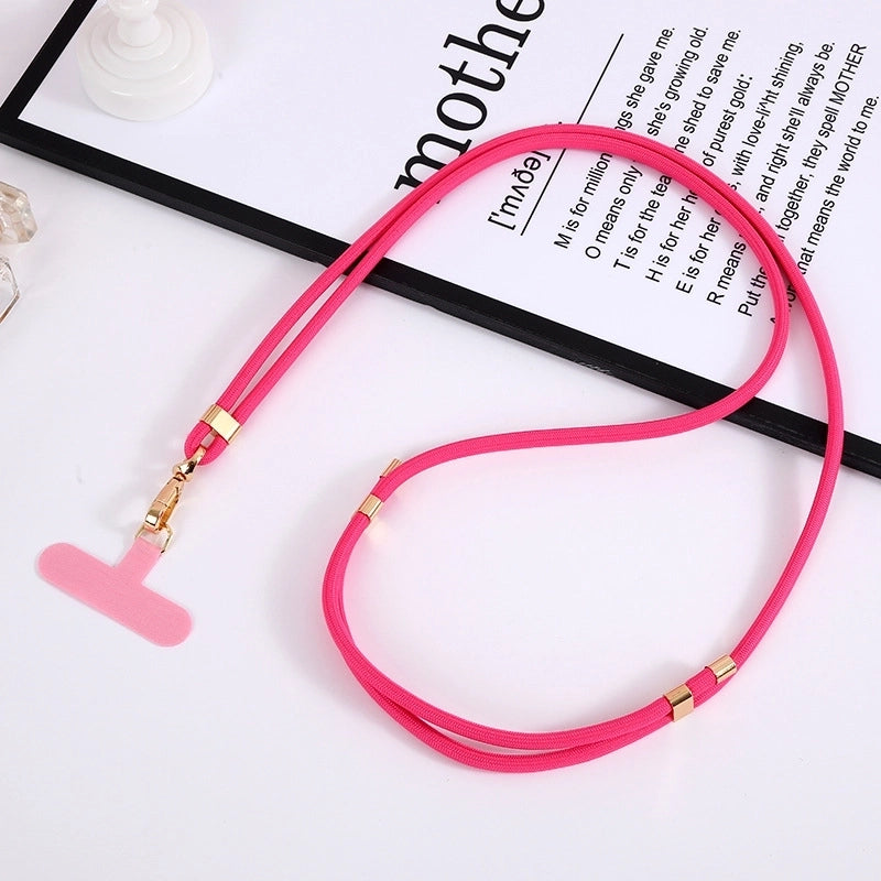 Minimalist Solid Color Nylon Mobile Phone Chain