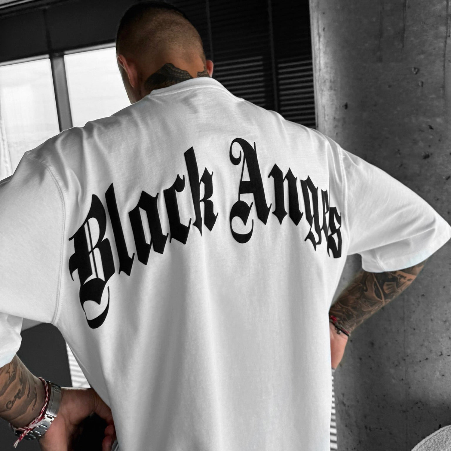 Oversize Black Angels T-Shirt