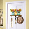 Diamond Painting Christmas Sunflower Vase Diamond Art Coat Hook