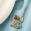 1Pc DIY Diamond Painting Lettter Keychain