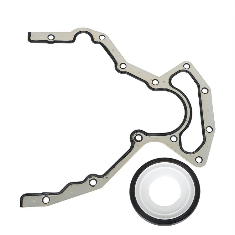 SEBLAFF Rear Main Seal Block Cover Gasket Kit Replacement for Express Silverado Corvette CTS 4.8 5.3 6.0L BS40640 JV1657