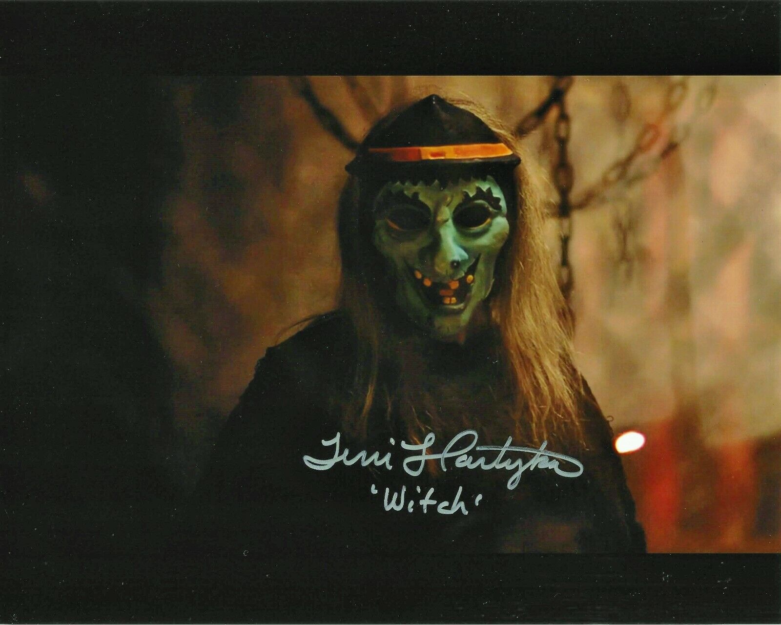 TERRY PARTYKA SIGNED 'HAUNT' MOVIE 8x10 Photo Poster painting 4 COA WITCH ACTRESS SLASHER HORROR