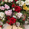 Forest Aisle 7 Heads Roses Artificial Stem Flower