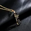 💕Collier pendentif et boucles d'oreilles pour couple &eacute;treignant