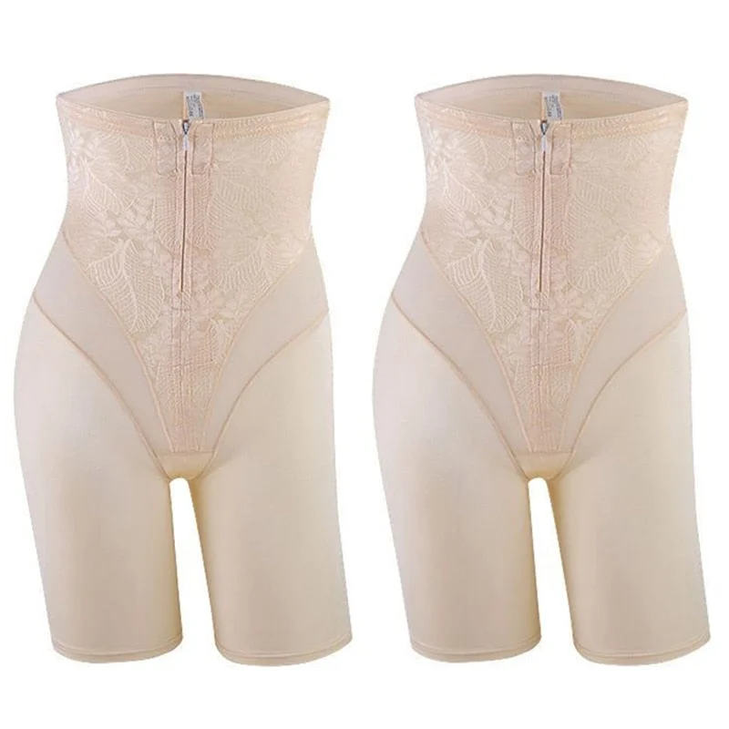 Women Waist Trainer Shapewear Tummy Control Body Shaper Shorts Hi-Waist Butt Lifter Slimming Buckle Sheathing Panties Underwear