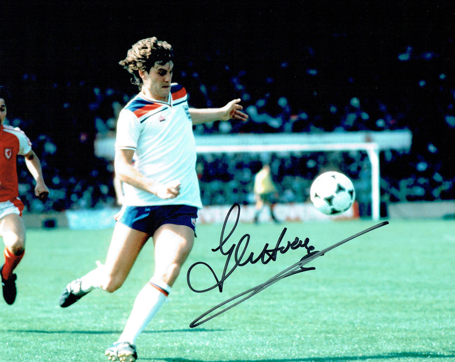 Glenn HODDLE SIGNED Autograph 10x8 Photo Poster painting D AFTAL COA England Football