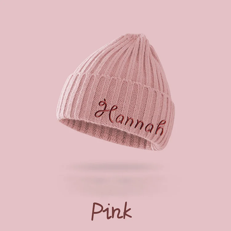 Personalized Embroidery Kid & Adult Color Beanies for Comfort & Unique | HSKid04