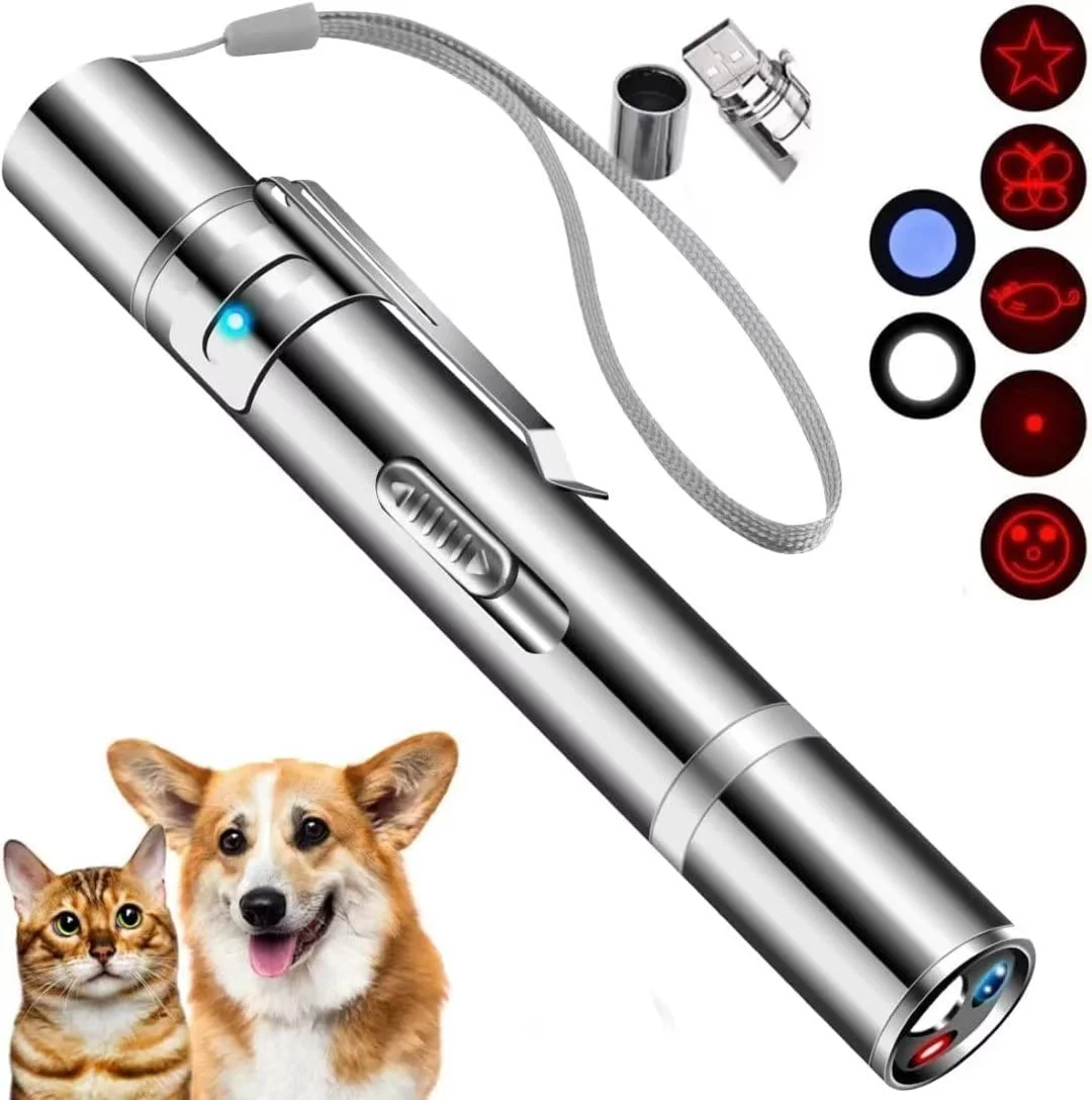 (🔥New Year Hot Sale- 50% OFF) 7 in 1 USB Rechargeable Cat Laser Toy