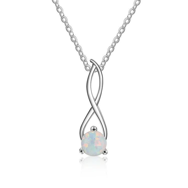 Women's Opal Pendant Necklace