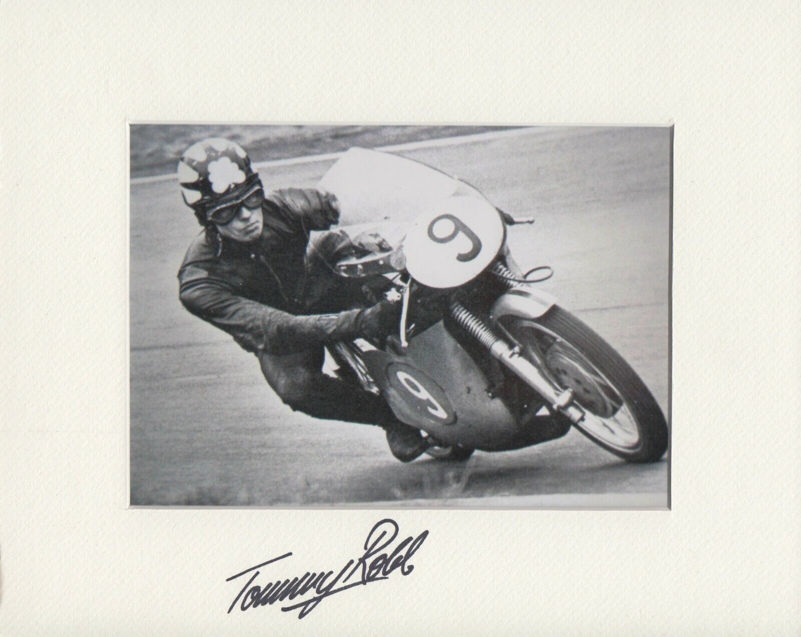 Tommy Robb Hand Signed 10x8 Mount Photo Poster painting Display MotoGP Autograph 3