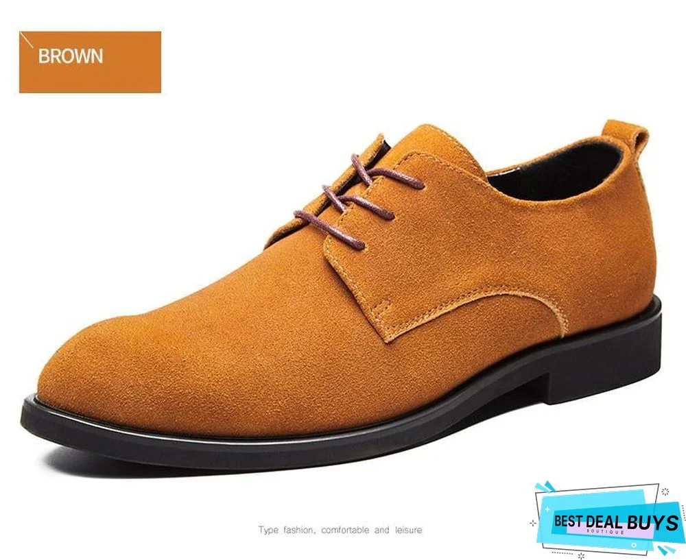 Men British Style Breathable Formal Leisure Flats Shoes
