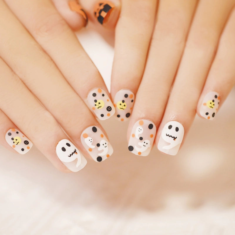 Halloween Cool Style Blood Stains Press-on Nails 1 Set