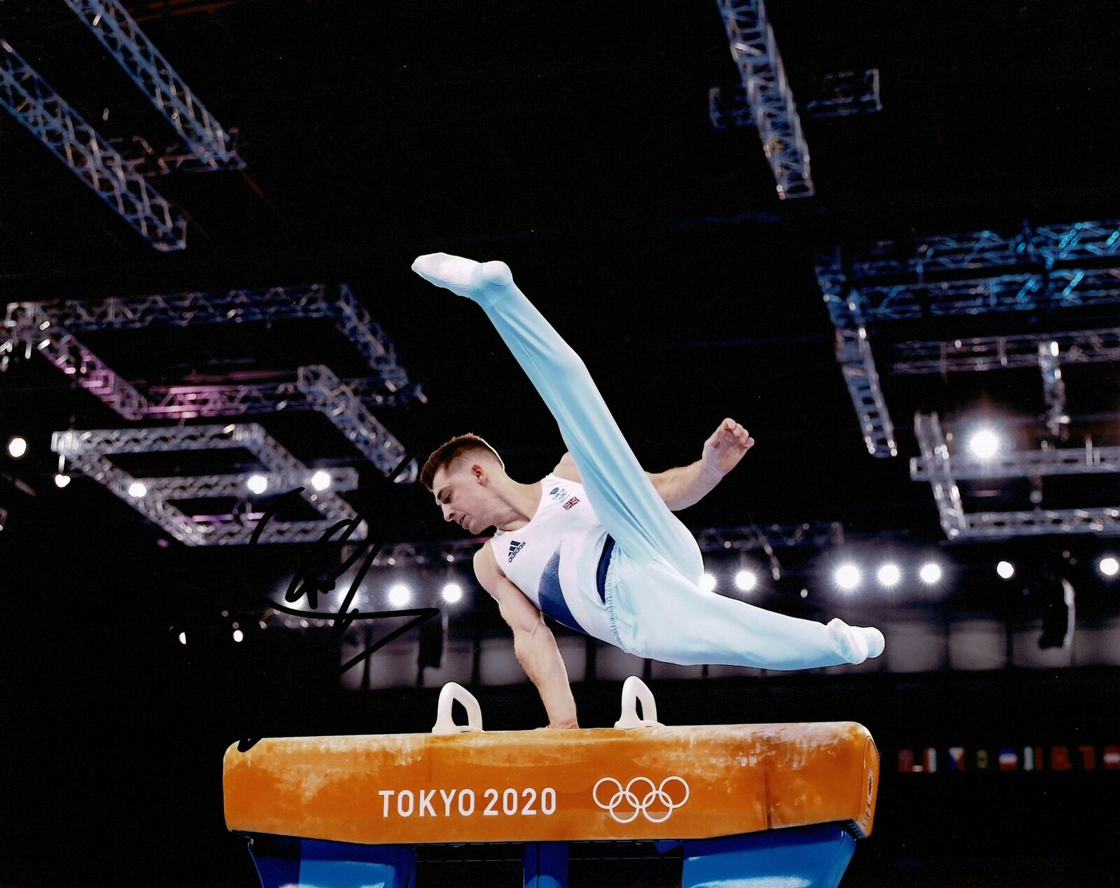 Max Whitlock Signed 10X8 Photo Poster painting Rio 2016 Tokyo 2020 Genuine Signature AFTAL COA C