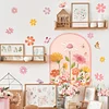 Blossom Flower Arch Window Wall Sticker Home Decor