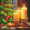 Full Round Drill Framed Light Up Diamond Painting Kits, LED Glowing Wall Art Decor for Home Bedroom Holiday Gifts