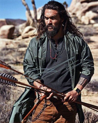 Jason Momoa Signed Autographed 8x10