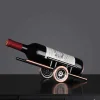 Retro Nostalgic Iron Car Wine Rack Ornaments European Creative Home Wine Cabinet Desktop Simple Light Luxury Wine Bottle Storage