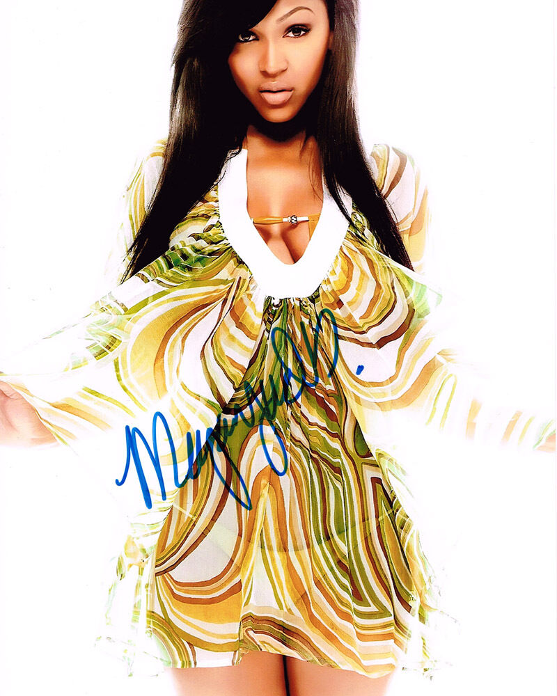 Meagan Good IN PERSON SIGNED Autograph Sexy American Actress Photo Poster painting AFTAL COA