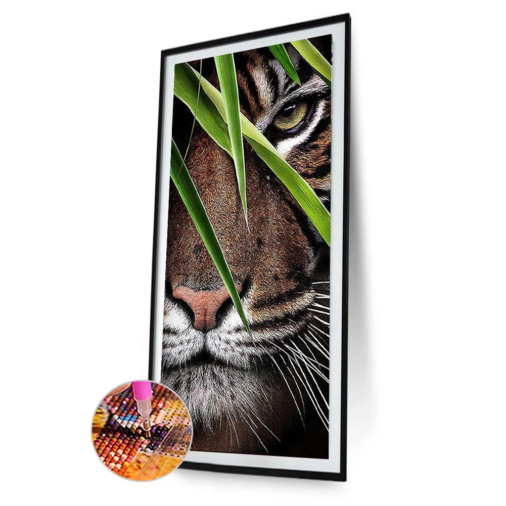 Diamond Painting - Full Round Drill - Tiger (85*45cm)