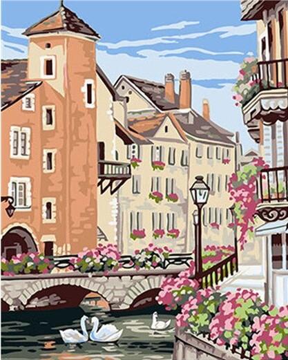 

Amsterdam By Water – Cities Paint By Numbers - 40*50CM, 501 Original