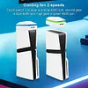 Top Cooling Fan for PS 5 Pro Game Host Radiator Dust-proof Upper RGB Cooling Fan