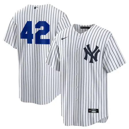 Youth New York Yankees #42 Jackie Robinson Nike White Home 2025 Jackie Robinson Day Replica Jersey
