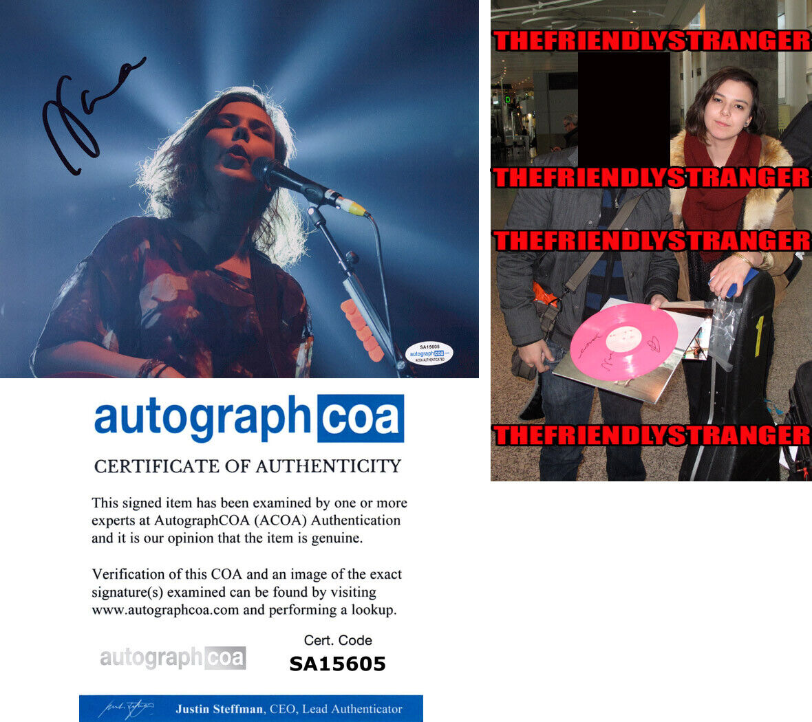 NANNA BRYNDIS HILMARSDOTTIR signed OF MONSTERS AND MEN